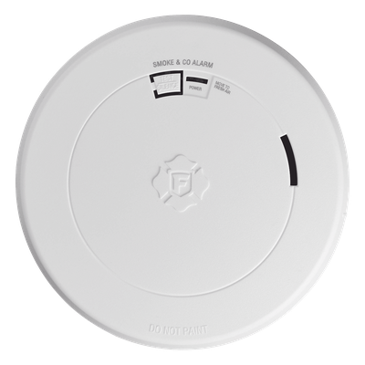 Detector Combo de Humo/CO, Autónomo, Batería Sellada de Litio de 10 años, No Requiere Panel, Diseño Ultra Delgado, No Requiere Cableado