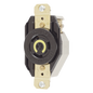 Receptáculo de Media Vuelta Industrial para Empotrar de 20 A 125 V CA 2 Polos 3 Hilos (NEMA L5-20R)