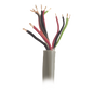 Bobina de Cable de 500 Metros (1640 Pies) / Color Gris / Sistemas de Alarmas de Intrusión y Control de Acceso / 5 Pares Calibre 22 / 1 Par Calibre 18 / Intemperie