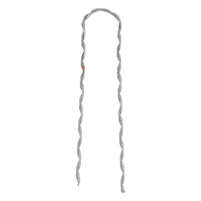 Remate Preformado para Fibra Óptica Figura 8, Span 100 m, para mensajero de acero con diámetro Φ 3.6  mm