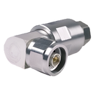 Conector RF N Macho / Ángulo Recto / IP68 / 50 Ω / 0–10200 MHz / Cable 1/2\" (12.7 mm) / 500 Ciclos