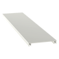 Cubierta para canaleta T-70, de PVC rígido, 70.1 x 9.1 x 2400 mm, Color Blanco Mate