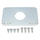 Placa intermedia para brazo de barrera / Acero inoxidable / Compatible GT4-GX4 / Resistente a corrosión