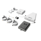 Kit Amplificador de Señal Celular 2G, 3G, 4G y 5G / Mejora llamadas convencionales y VoLTE / Amplifica señal de TELCEL, AT&T, MOVISTAR, BAIT,DiRi y más / Cubre hasta 300 m² con una antena y hasta 6