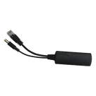 Splitter PoE / Entrada 802.3af/at 30W / Salida 12 Vcc 2A / Puerto 10/100 Mbps / Protección 6 kV / -40 a 80°C