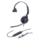 Auricular USB Profesional / Cancelación de Ruido con IA / Altavoz 35 mm con EQ Dinámico / USB-C con Adaptador USB-A / Control Integrado de Llamadas