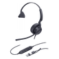 Auricular USB Profesional / Cancelación de Ruido con IA / Altavoz 35 mm con EQ Dinámico / USB-C con Adaptador USB-A / Control Integrado de Llamadas