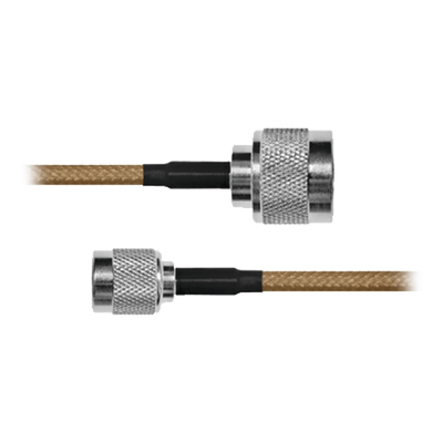 Cable RG-142/U, con conectores N Macho / TNC Macho de 60 cm.