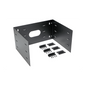 Rack Abierto de Instalación en Pared con Bisagras, Profundidad de 401 mm, 19 in de Ancho, 6 UR, Color Negro