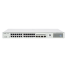Switch Administrable L2 PoE+ / 24 Puertos Gigabit / 4 SFP Uplink 1G / 370W / Capacidad 56 Gbps / Protección 6 kV / 1U Rack
