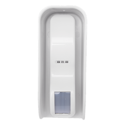 Sensor de Movimiento Tipo Cortina / 100 % Exterior / Alimentado por baterias / Doble tecnologia MW & PIR / Compatible con cualquier panel de alarma