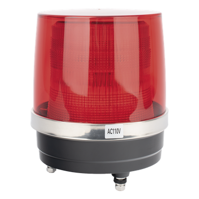 Burbuja Brillante de Larga Vida Útil, Con 150 LEDs, Color Rojo, Domo Rojo, 110 Vca