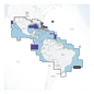 Cobertura Marítima / Costa de México, Centroamérica y Brasil / Incluye Golfo de EE. UU. y Costa Oriental / Bermudas, Bahamas, Cuba, Puerto Rico / Islas Vírgenes, Jamaica, Canal de Panamá / Costa Oc
