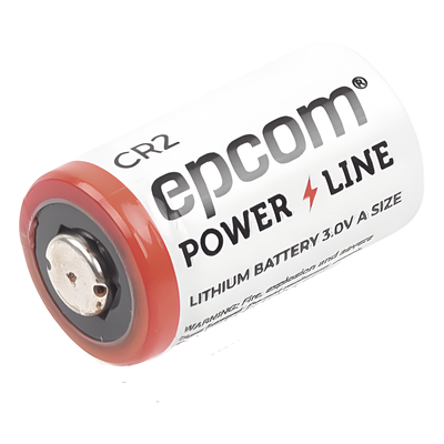 Batería de Litio CR2 / 3V / 850 mAh / No Recargable / Sello Hermético Vidrio-Metal / Operación -40°C a +60°C