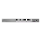Switch Administrable L2++ / 24 Puertos Gigabit PoE / PoE++ 250W / 2 Puertos SFP+ / 88 Gbps / VLAN 4K / QoS Avanzado