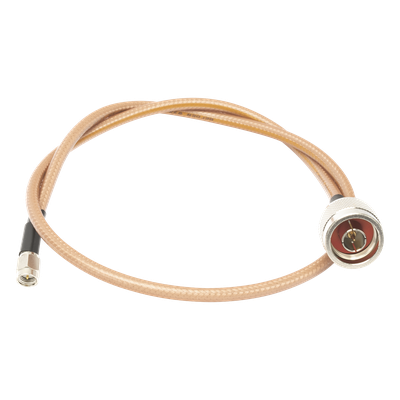 Jumper con Cable LP142 de 60 cm (23.62 Pulgadas), con Conectores N Macho a SMA Macho (Hasta 8 GHz).