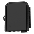 Caja de Empalme FTTx / 24 Fusiones / Splitter 1x8 SC/APC / 8 Acopladores SC/APC / 3 Puertos Troncal / IP65 / Interior-Exterior