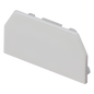 Tapa Final, para uso con canaleta T45, Material PVC Rígido, Color Blanco Mate