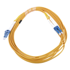 Jumper de Fibra Óptica / Monomodo 9/125 / LC/UPC-LC/UPC / PVC 2.0 mm / Dúplex / Amarillo / 3 m (9.84 ft)