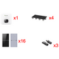 Kit Solar Interconexion  / 10kW  220Vca / Inversor GROWATT / Montaje Incluido