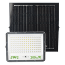 Reflector LED Solar / 200 W / Luz Blanca Fría 6500 K / Ángulo 120° / IP65 / Batería 3.2 VCD