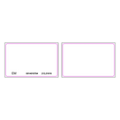 Tarjeta de Proximidad / EM 125 KHz / Rango 2.5-10 cm / ISO 85.5x54x0.8 mm / PVC Blanco / Imprimible Doble Cara