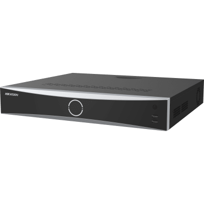 [Acusearch] NVR 12 Megapixel (4K) / 16 canales IP / 16 Puertos PoE+ / AcuSense (Evita Falsas Alarmas) / Reconocimiento Facial / 4 Bahías de Disco Duro / Switch PoE 300 mts  / HDMI en 4K / Alarmas I