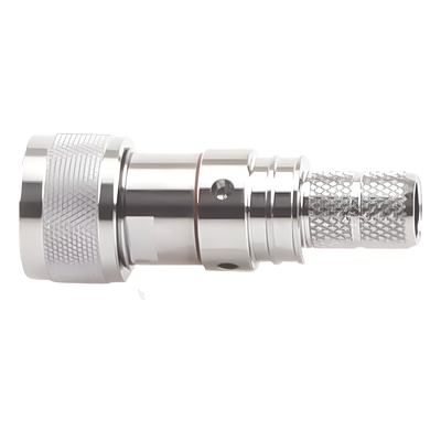 Conector UHF Macho Plegable con Pin Cautivo para cables RG8