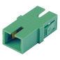 Módulo Acoplador SC/APC Simplex, Para Fibra Monomodo, Color Verde