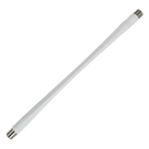 Jumper Coaxial / 25.4 cm (10 pulgadas) / Conectores F Hembra / 75 Ohm / Diseño Plano / Color Blanco