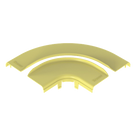 Tapa para Ángulo Recto Horizontal / 90° / 4x4 pulgadas / Acceso 3/4\" (19 mm) / ABS 94V-0 / Amarillo