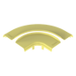 Tapa para Ángulo Recto Horizontal / 90° / 4x4 pulgadas / Acceso 3/4\" (19 mm) / ABS 94V-0 / Amarillo