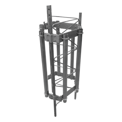 Herraje para 6 antenas sectoriales compatible con tramo STZ35G.