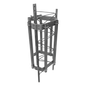 Herraje para 6 antenas sectoriales compatible con tramo STZ35G.