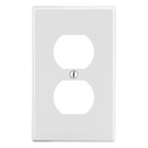 Tapa para Contacto Dúplex / Policarbonato / Orientación Vertical / UL 94 V2 / 4.63 x 2.88 x 0.25 in