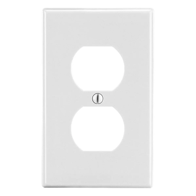Tapa para Contacto Dúplex Color Blanco.