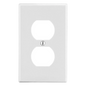 Tapa para Contacto Dúplex Color Blanco.