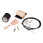Kit de aterrizaje Estándar para cable coaxial de 1/4\", 3/8\", CNT-400, 9913. Longitud del conductor 60\".