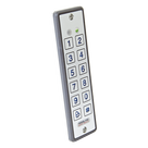 Lector de proximidad con teclado / IP65 / 125 kHz EM-HID / Wiegand 26 / 9 mm grosor / -30°C a 65°C / 5-16 VDC