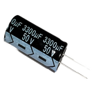 Capacitor Electrolítico Radial / 3300 µF / 50 V / Tolerancia ±20% / -40 °C a +85 °C