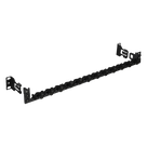 Barra de Alivio de Tensión / 24 Cables / Racks 19\" y 23\" / Clips Ajustables / Liberación Rápida Sin Herramientas / Diseño Compacto 1U a 2U