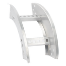 Curva Vertical Exterior / Perfil Z / Peralte 3 1/4\" / Ancho 6\" / Radio 8\" / Aluminio / 90°