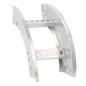 Curva Vertical Exterior de Aluminio de 90° Perfil Z / Peralte 3 1/4\" / Ancho 6\" / Radio 8\" / Incluye Tornillería