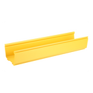 Canaleta para Cableado Estructurado / PVC Rígido / 6x4 Pulgadas / 3 m (9.8 ft) de Largo / Capacidad 3819 Cables / Color Amarillo