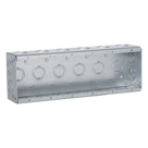 Caja Multigang de Acero / 6 Posiciones / Profundidad 2.5 in / 28 Entradas 1/2\"-3/4\" / Capacidad 95.3 cu. in / UL Listed