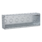 Caja de 6 Gang/Profundidad 2 1/2\"/28 Entradas 1/2\"-3/4\".