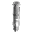 Taquete Expansor / Carga a Tensión 200 kg / Carga Cortante 240 kg / Zamac Resistente a Corrosión / 1/4\" x 1-3/4\" (44 mm) / Incluye Tornillo