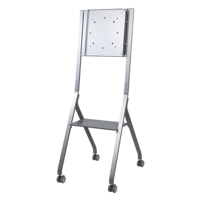 Soporte de Pantalla con Ruedas / Compatible con Monitores de 55 \"a 98\" / Base para Colocar Accesorios Adicionales