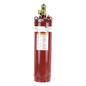 Cilindro con válvula e indicador de nivel de líquido, capacidad de 200 lb (90.7 kg), para sistemas de agente limpio ECS-500 y ECS-500 Marine