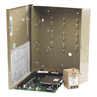 Panel de alarma de intrusión comercial particionado, hasta 128 zonas cableadas, V-Plex e inalámbricas, 8 particiones, compatible con AlarmNet y Total Connect